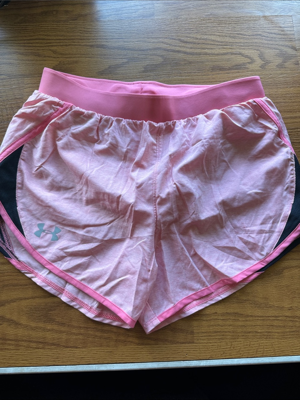 Under Armour Pink and Black Women's Athletic Shorts -NWOT